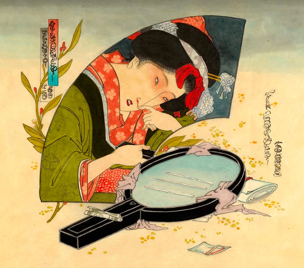 Image of Print of “Nose candy”