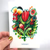 ASSORTED 4x6 Postcards (floral)