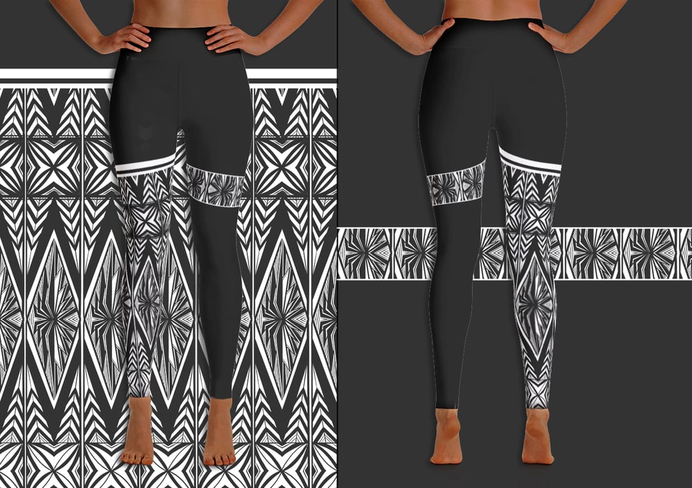 Yoga / Gym Tribal Legging (One Sided Print)