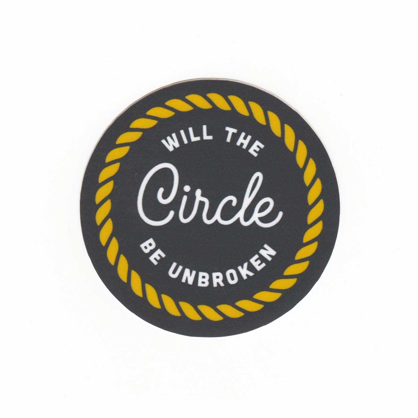 Will The Circle Be Unbroken Sticker Country Music Patches   Circle 