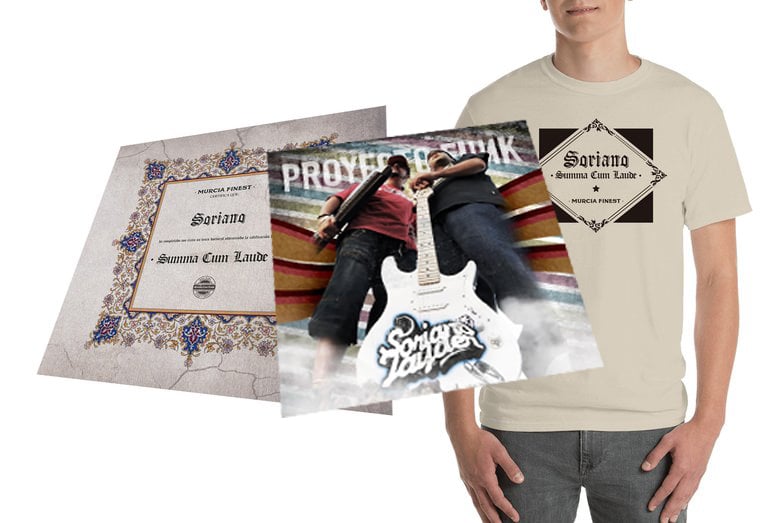 Image of Pack CD y Camiseta "Summa Cum Laude" (+CD PROYECTO FUNK DE REGALO)