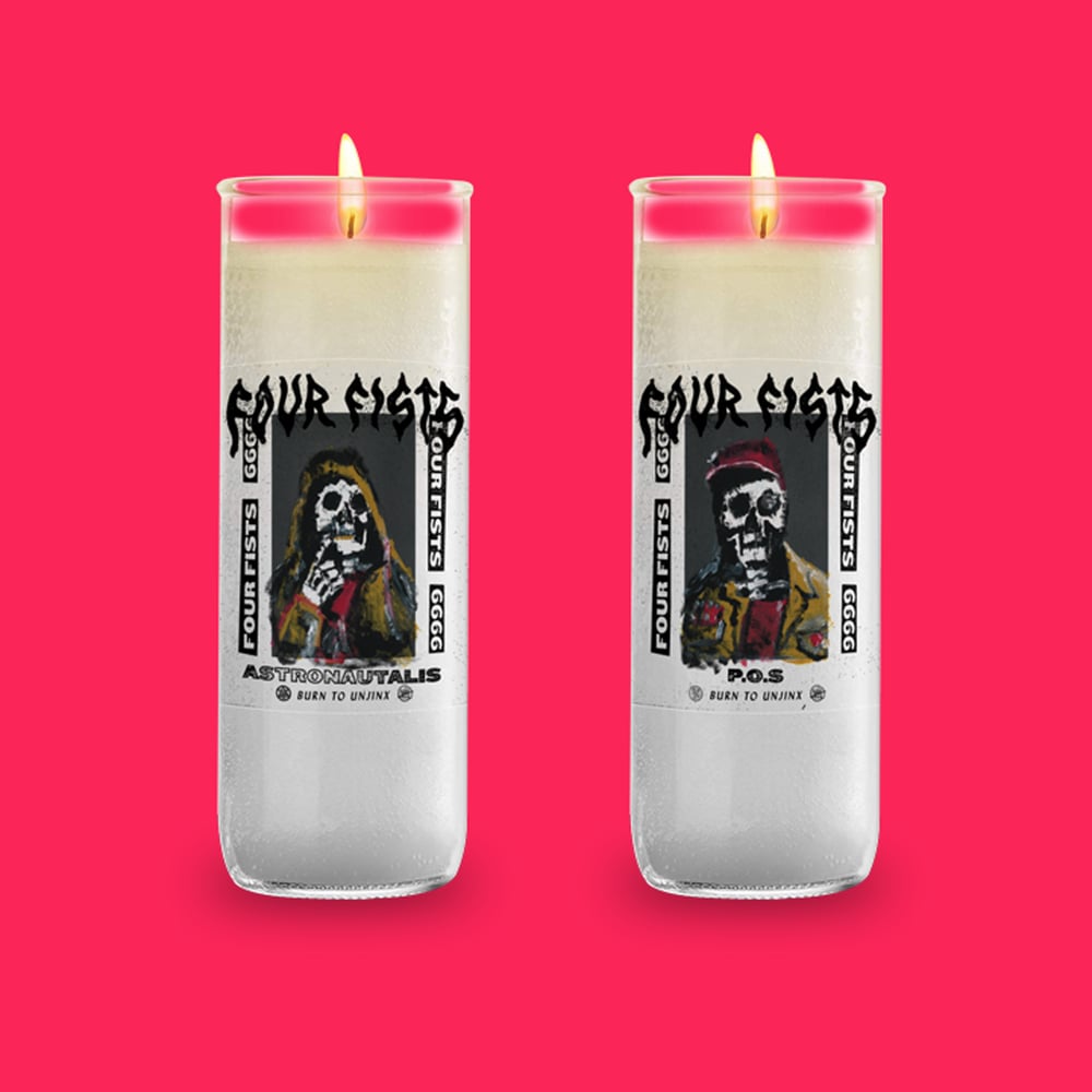 Image of Four Fists Candle