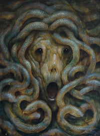 "Medusa" Canvas Giclee 11x14"