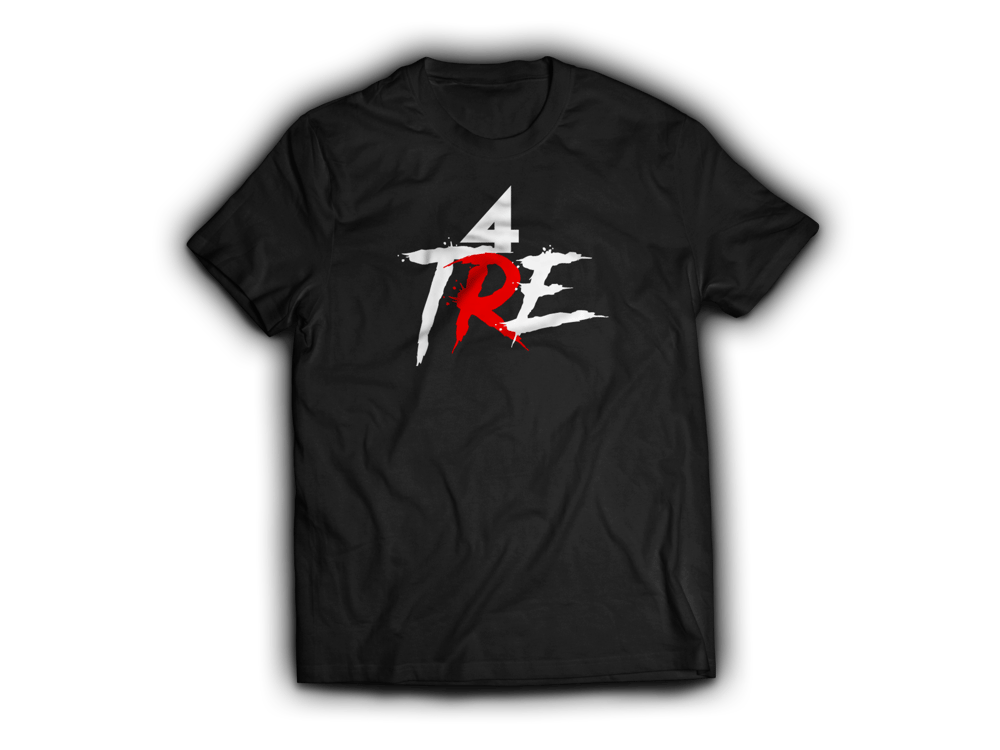 Image of 4Tre Shirt (Black/White/Red)