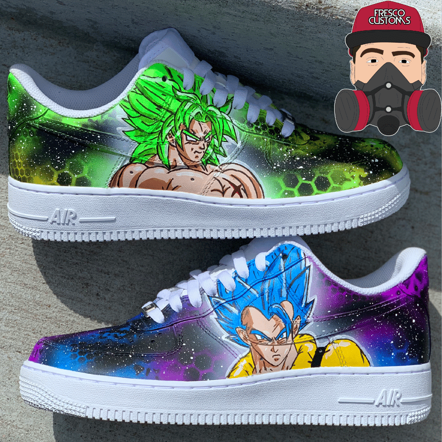 Image of Custom Broly vs Gogeta Shoes 