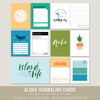 Image 1 of Aloha Journaling Cards (Digital)