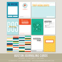 Image 1 of Boston Journaling Cards (Digital)