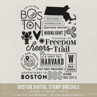 Boston Stamp Brushes (Digital)