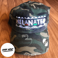 Melanated Dad Hats Distressed Camo