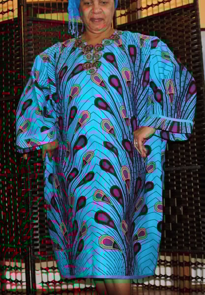 Image of African print tunic