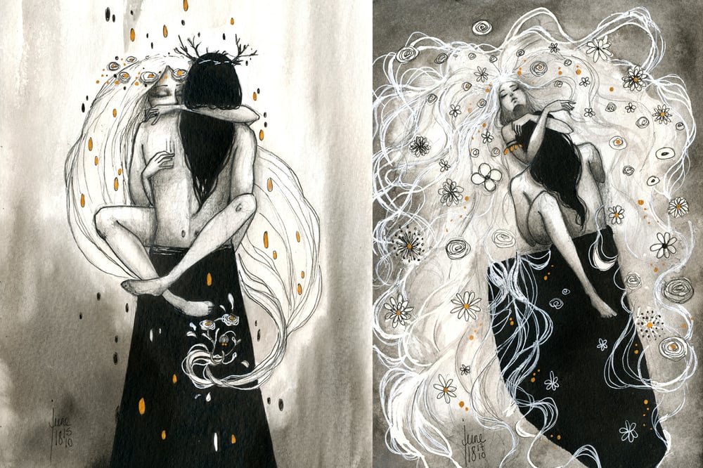 "Hades & Persephone" Signed / Dedicated Book + Full Set ...