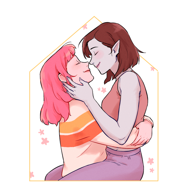 Image of clear acrylic Bubbline charm