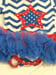 Image of ROCK BOTTOM BLOWOUT SALE 4th of July Tutu Onesie - Size 3-6m only