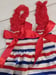 Image of ROCK BOTTOM BLOWOUT SALE 4th of July Striped Bubble Romper 