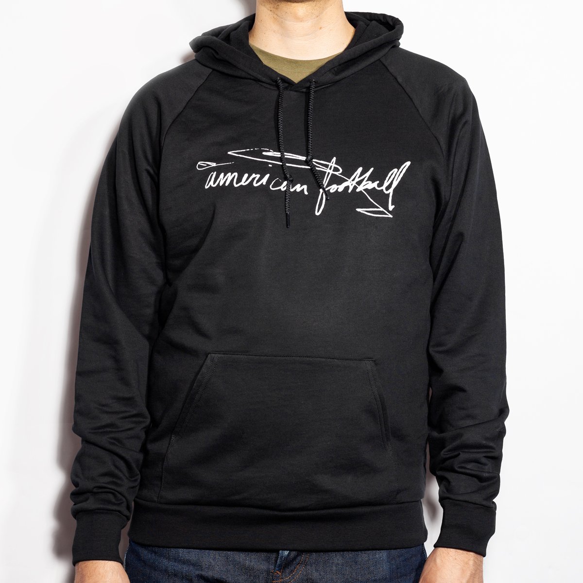 Scribble Hoodie (Black) American Football