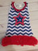 Image of ROCK BOTTOM BLOWOUT SALE 4th of July Star Dress- Sizes 12m-6t