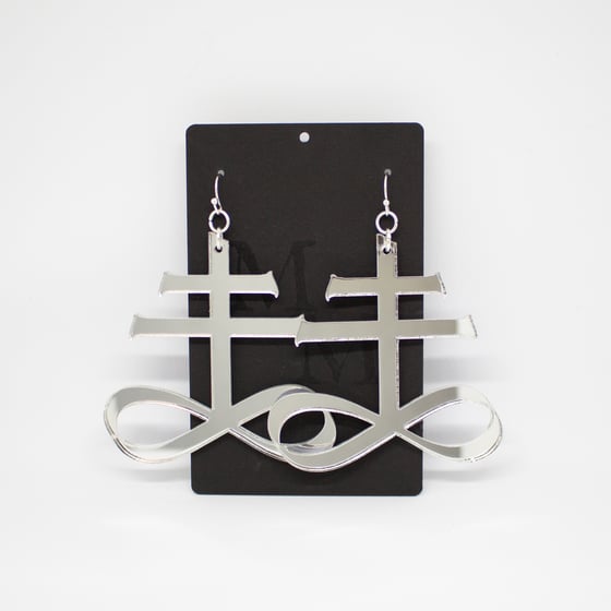 Image of Earring: Leviathan Cross