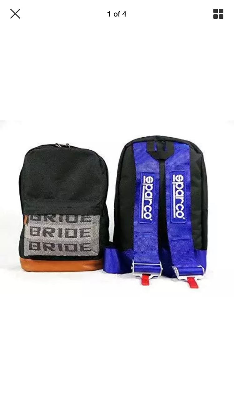 sparco backpack blue