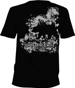 Image of CAMP KERN T-SHIRT 2019 fULL FRONT CHEST IMPRINT ONLY -  NO SLEEVE - ONLINE 