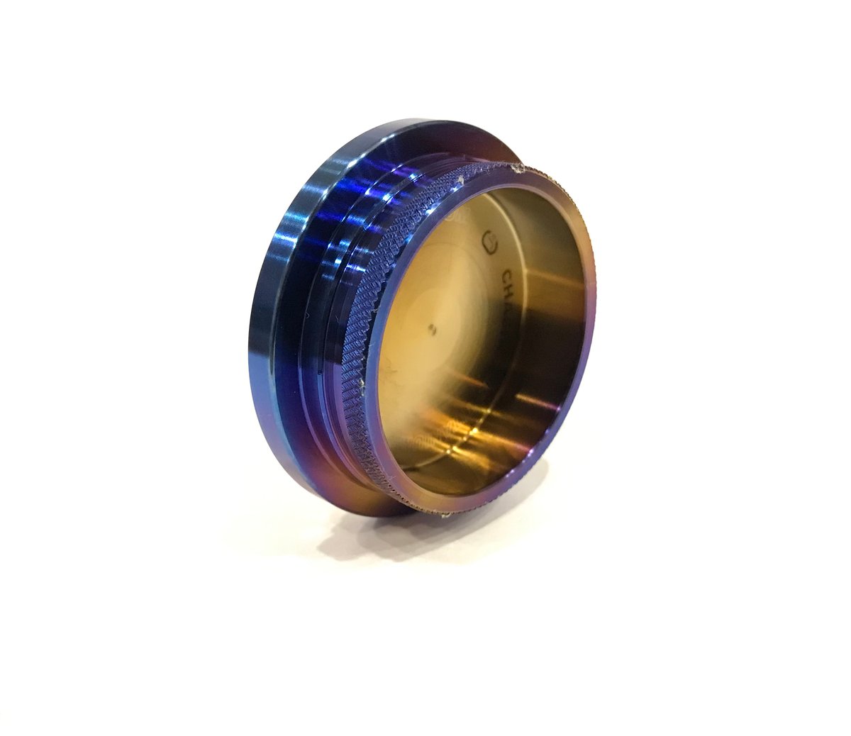 Mitsubishi Evo X titanium oil cap Chasing JS