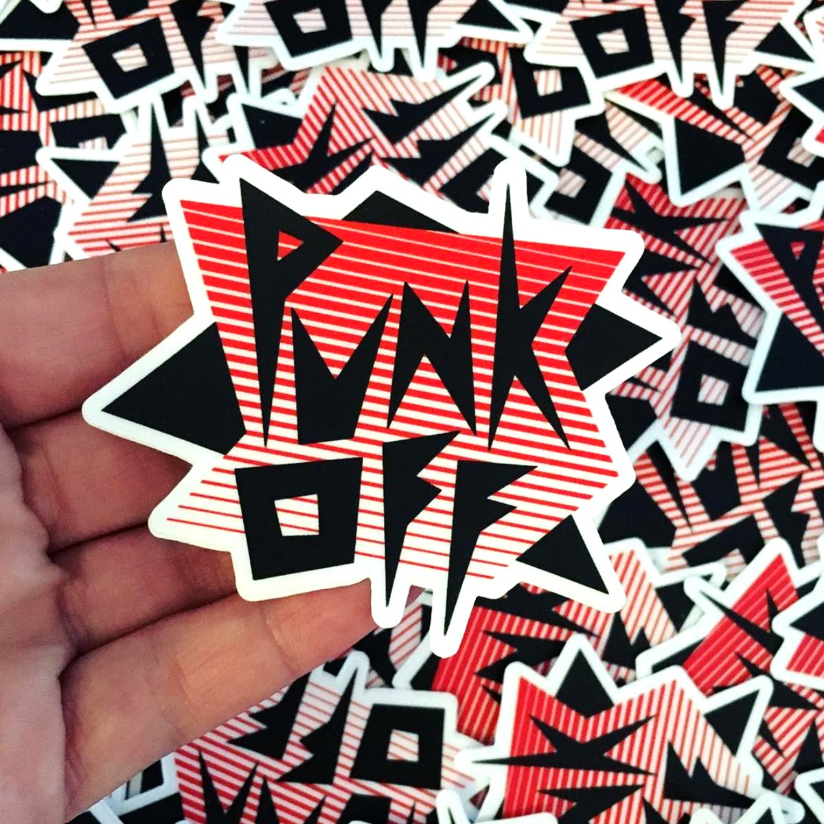 Punk Off Sticker