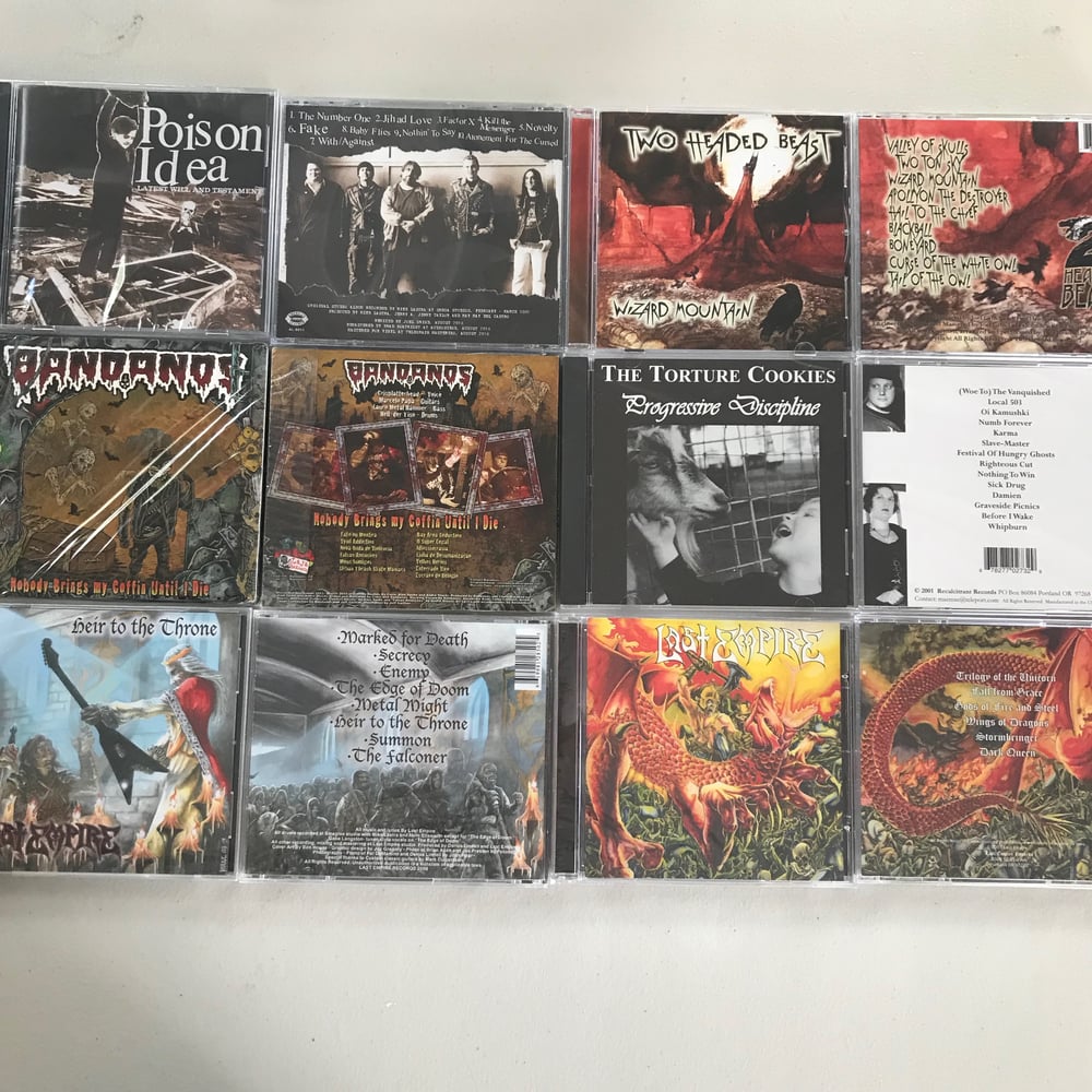 Image of CLEARANCE CD'S-Poison Idea, Bandanos, Last Empire etc etc