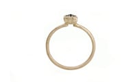 Image 3 of Minimal engagement ring. Charcoal grey diamond. Gerta