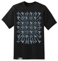 EDIFICE CLOTHING STARBURST MEN'S 2 COLOR HAND PRINTED SHORT SLEEVE S-XXL