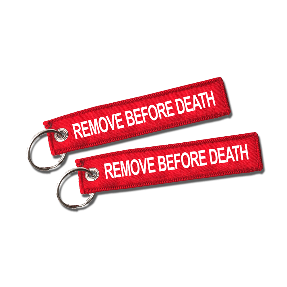 Image of Remove Before Death Jet Tag