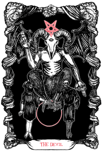 "The Tarot of the Devil” 8.5"x11" Fine Art Print