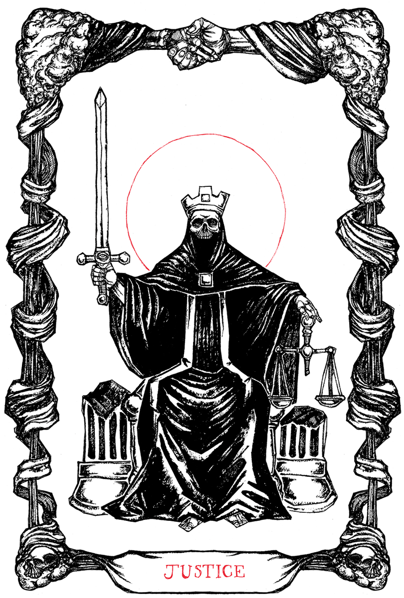 The Tarot Of Justice 8 5 x11 Fine Art Print MICAH ULRICH the-tarot-of-justice-8-5-x11-fine-art-print-micah-ulrich