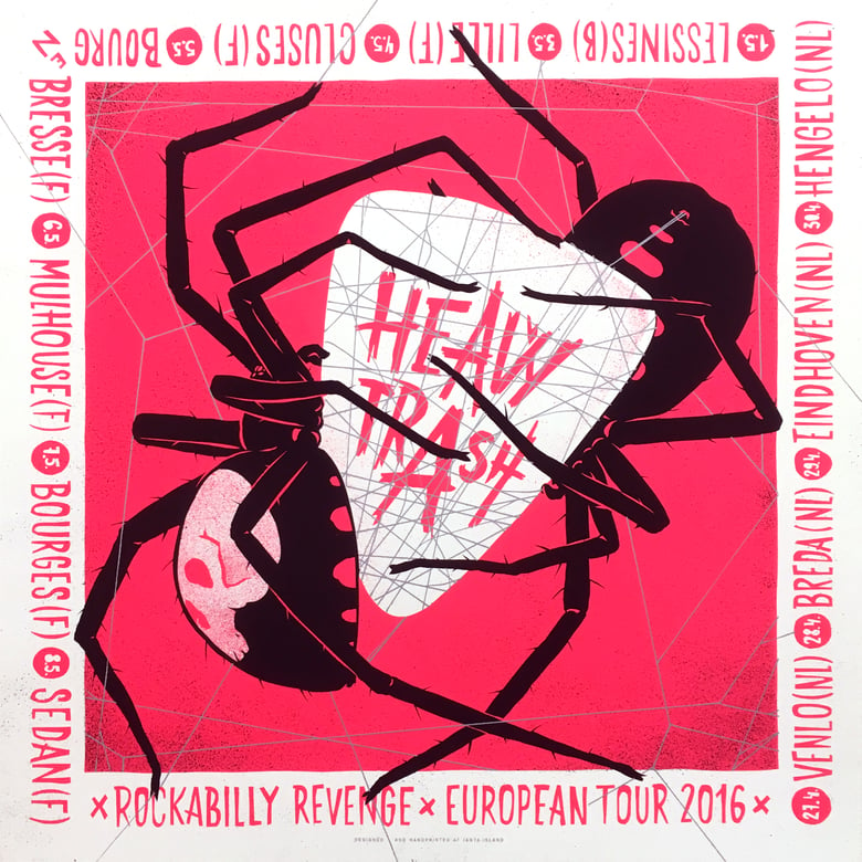 Image of »Heavy Trash Tour Poster 2016«