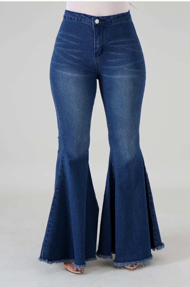 Image of Denim Bell Jeans