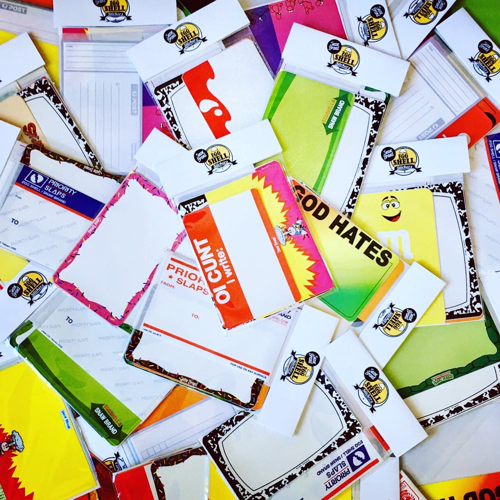 Image of snaw brand / eggshell stickers