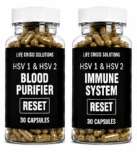 HERPECURE HSV 1 & HSV 2 TOTAL BODY RESET CAPSULES SYSTEM
