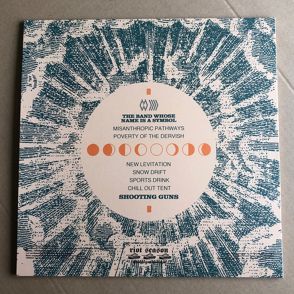 THE BAND WHOSE NAME IS A SYMBOL / SHOOTING GUNS 'In Search Of Highs Vol 2' Blue Vinyl LP