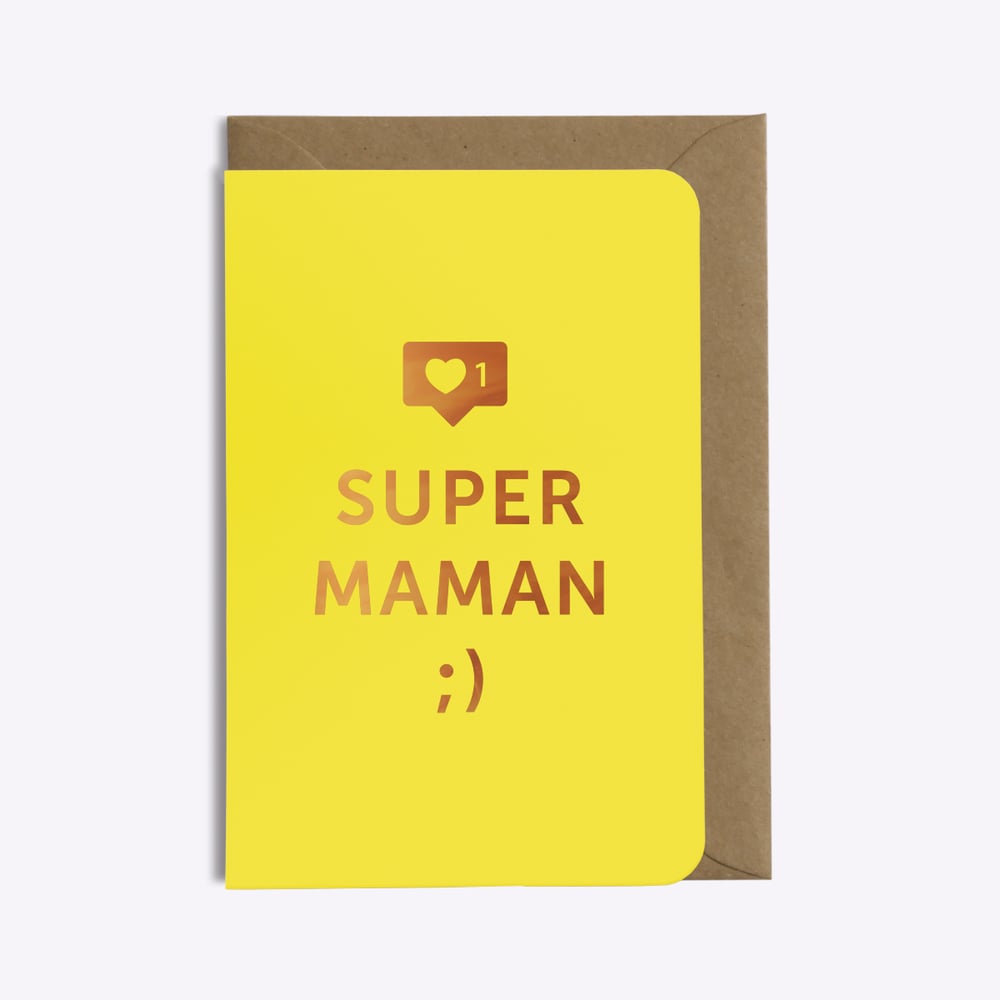Image of CARTE SUPER MAMAN