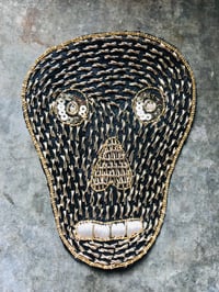 Image 3 of Embroidered Skull Sew-on Patch