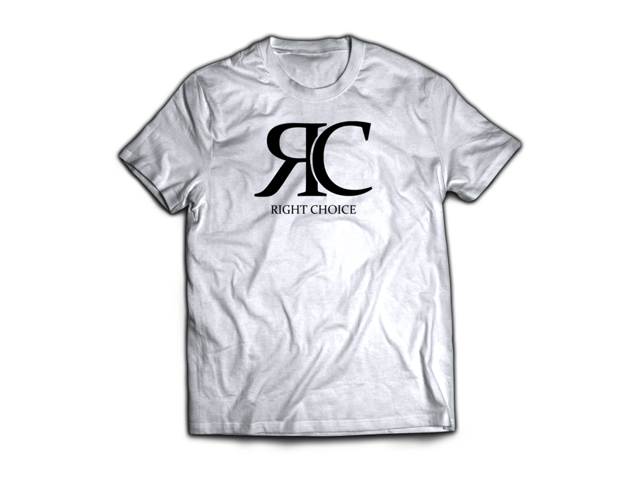 Image of Right Choice T Shirt (White/Black)