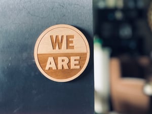 Image of We Are wood Magnet/Coaster