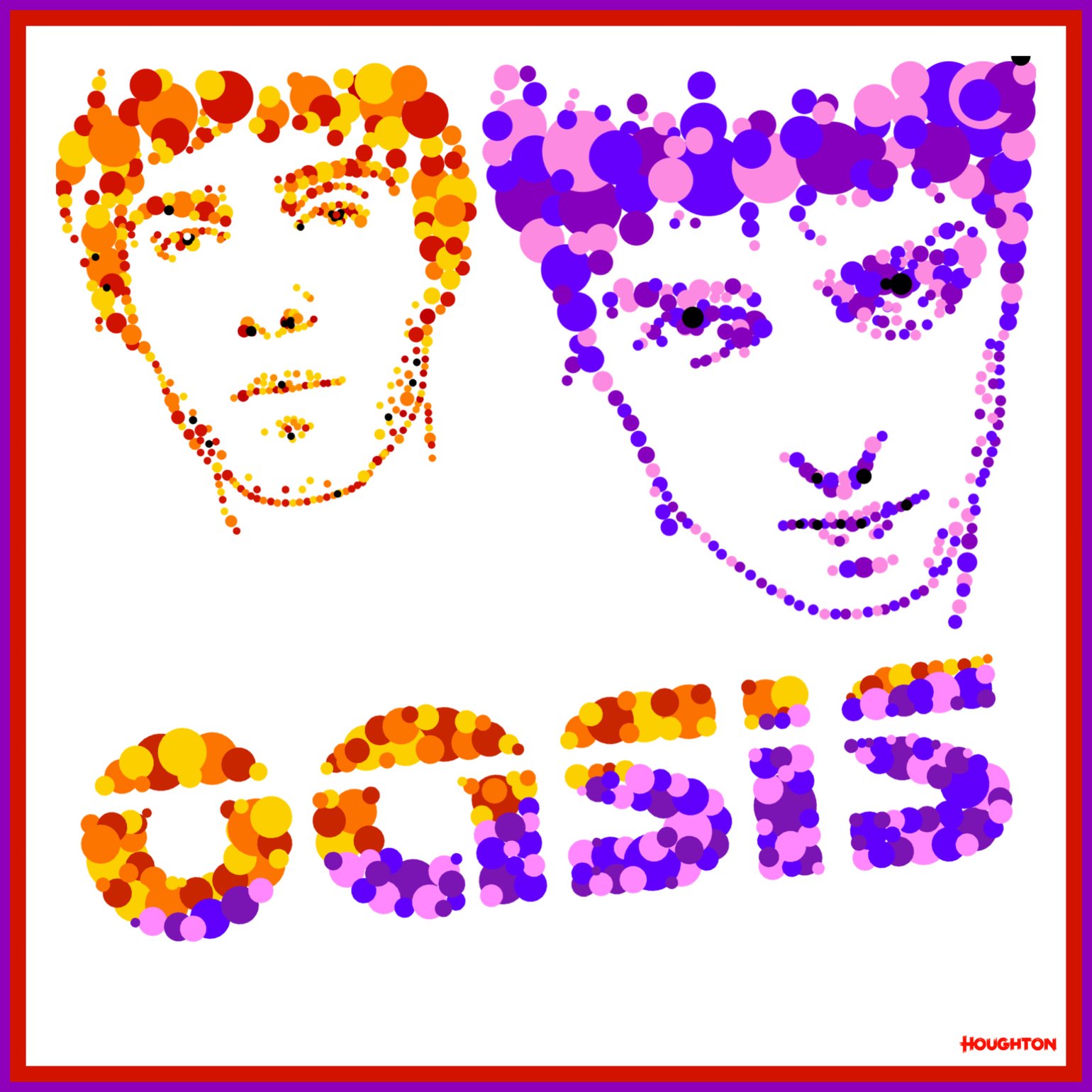 Image of Oasis Circle portrait print 