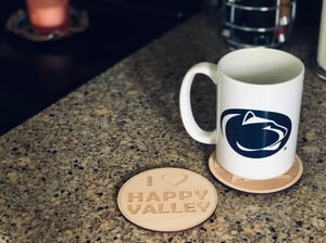 Image of I ♥️ Happy Valley wood Magnet/Coaster 