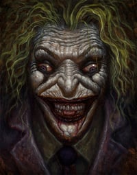 "Joker" Canvas Giclee 11x14"