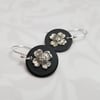 Dogwood Disc Earrings