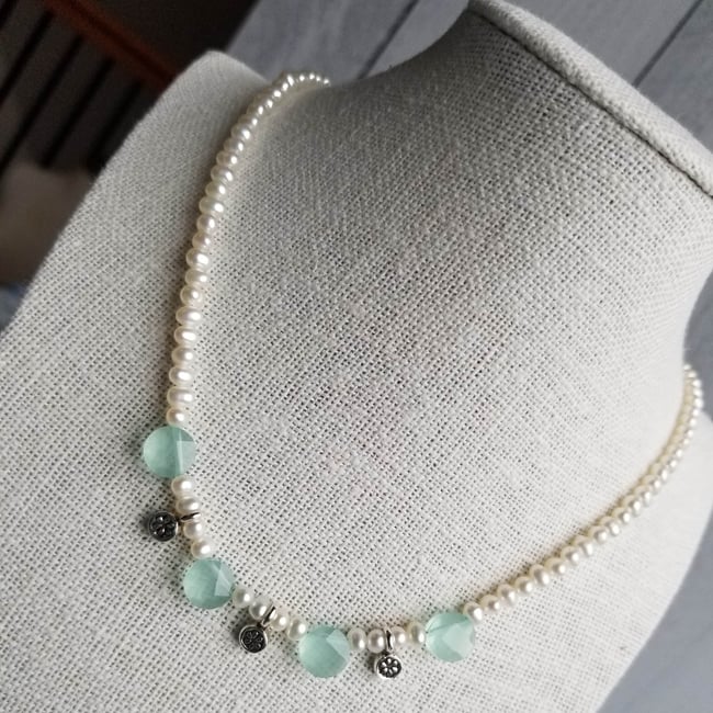 Seafoam Celebration Necklace