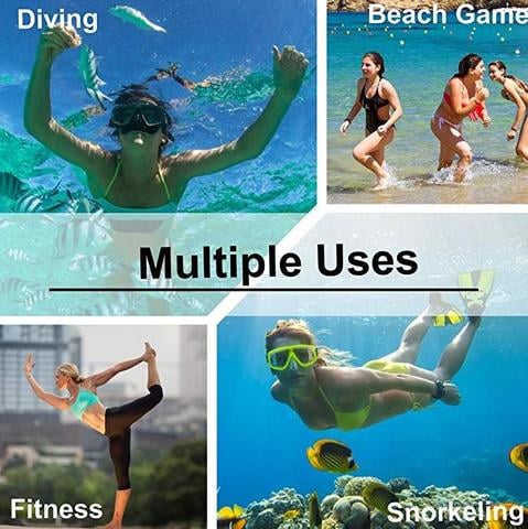 Image of Womens and Mens Water Shoes Barefoot Quick-Dry Aqua Socks for Beach Swim Surf Yoga Exercise