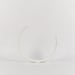 Image of Medium, WHITE Edging Over Vase