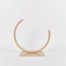 Image of Medium, BEIGE Edging Over Vase