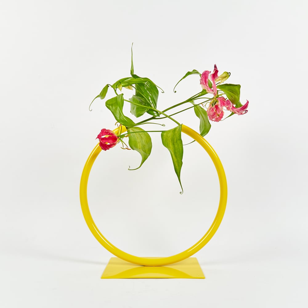 Image of Medium, YELLOW Almost a Circle Vase