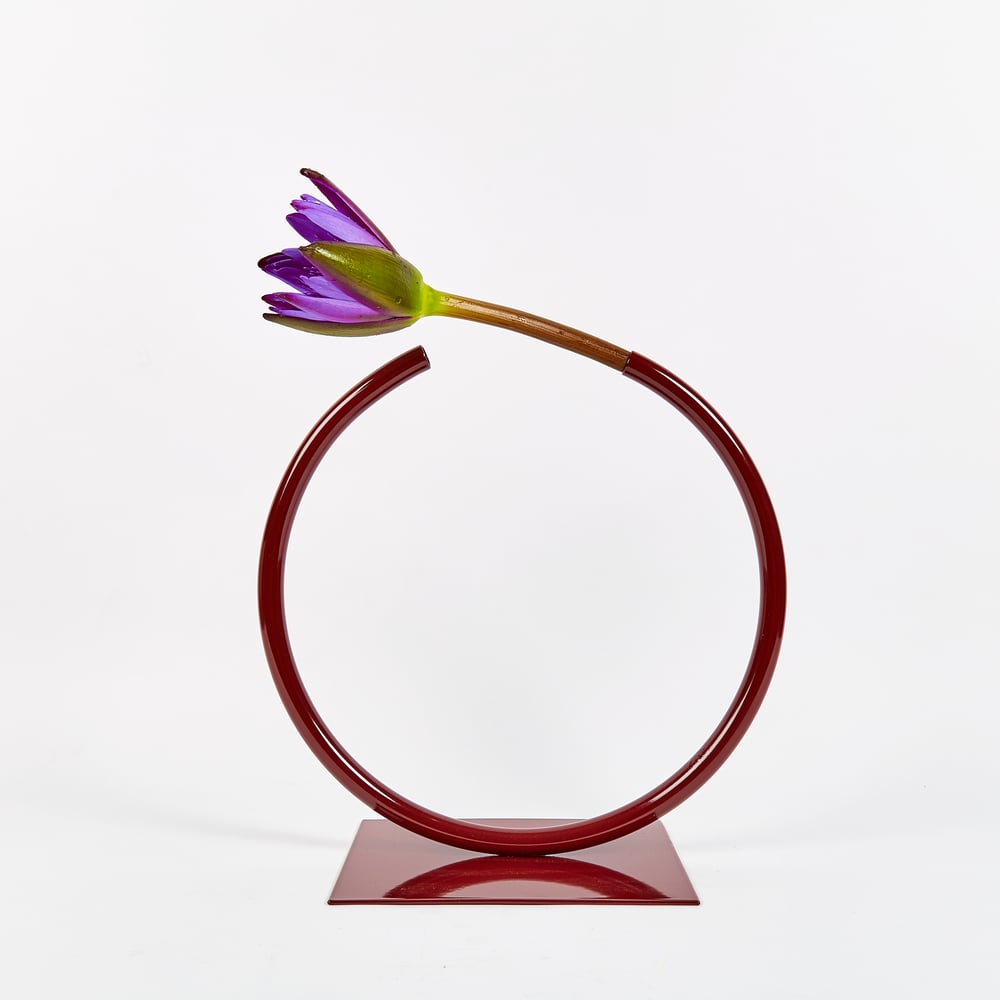 Image of Medium, MERLOT Almost a Circle Vase